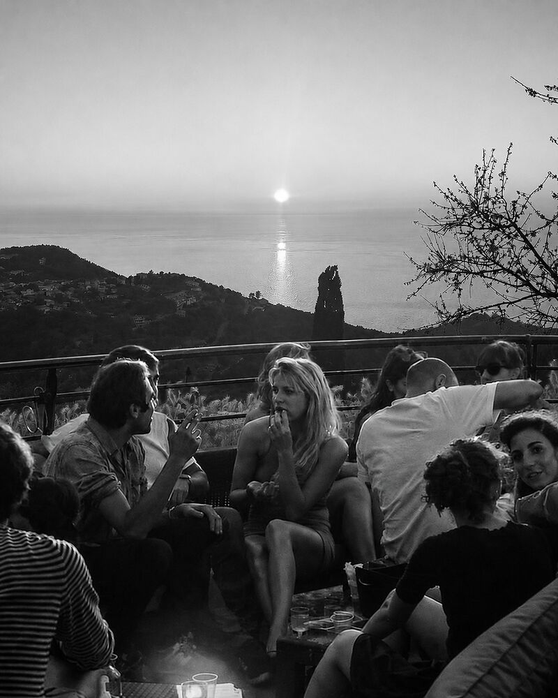 Coucher de soleil sur la terrasse, MURU Rosé Sauvage